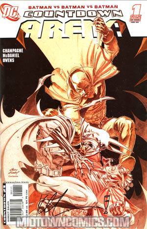 Countdown Arena #1 Cover C DF Signed By Keith Champagne