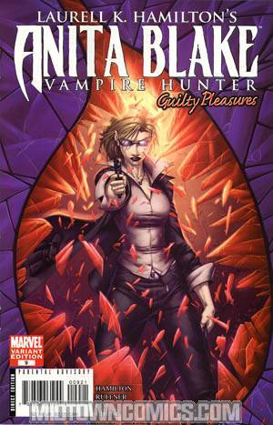 Anita Blake Vampire Hunter Guilty Pleasures #9 Cover B Incentive Brett Booth Variant Cover