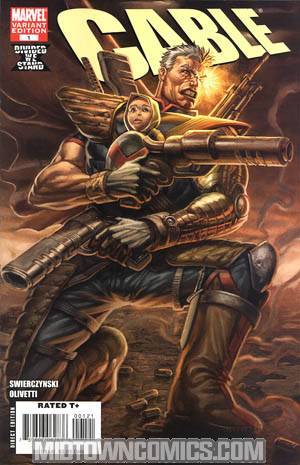 Cable Vol 2 #1 Cover B Incentive Rob Liefeld Variant Cover (X-Men Divided We Stand Tie-In)