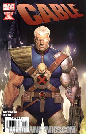 Cable Vol 2 #1 Cover A Regular Ariel Olivetti Cover (X-Men Divided We Stand Tie-In)