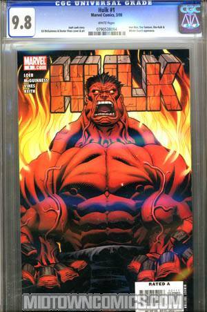 Hulk Vol 2 #1 Cover H CGC 9.8