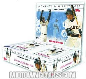 Topps MLB 2008 Moments & Milestones Trading Cards Pack