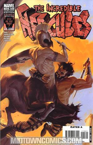 Incredible Hercules #115 Cover B Incentive Marko Djurdjevic Variant Cover