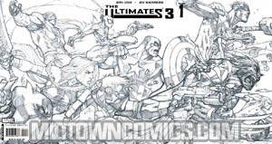 Ultimates 3 #1 Cover C Black And White Heroes Gatefold Variant Cover