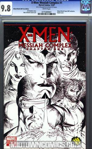 X-Men Messiah CompleX (One Shot) #1 Cover G WWT Marc Silvestri Variant Sketch Cover CGC 9.8