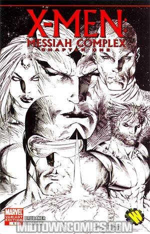 X-Men Messiah CompleX (One Shot) #1 Cover F WWTX Marc Silvestri Variant Sketch Cover (X-Men Messiah CompleX Part 1)