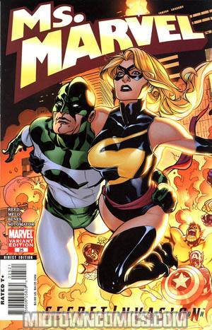 Ms Marvel Vol 2 #25 Incentive Terry Dodson Variant Cover (Secret Invasion Infiltration Tie-In)