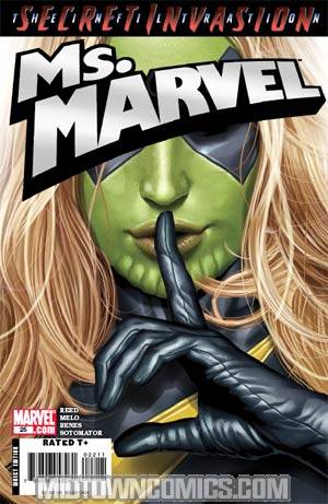 Ms Marvel Vol 2 #25 Regular Greg Horn Cover (Secret Invasion Infiltration Tie-In)