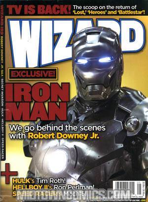 Wizard Comics Magazine #199 Iron Man Movie Cvr