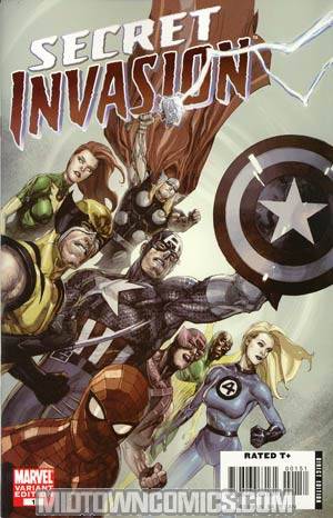 Secret Invasion #1 Cover G Incentive Leinil Francis Yu Variant Cover