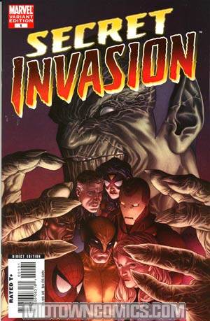 Secret Invasion #1 Cover B Incentive Steve McNiven Variant Cover