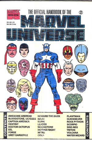 Official Handbook Of The Marvel Universe Master Edition #2 With Polybag