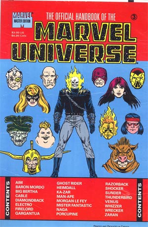 Official Handbook Of The Marvel Universe Master Edition #3 With Polybag