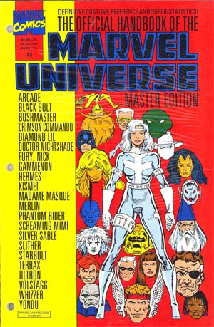 Official Handbook Of The Marvel Universe Master Edition #22 With Polybag