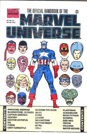 Official Handbook Of The Marvel Universe Master Edition #2 Without Polybag