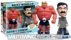 South Park Satan And Saddam Set Talking Wacky Wobbler