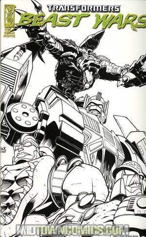 Transformers Beast Wars The Ascending #2 Incentive Nick Roche Sketch Cover