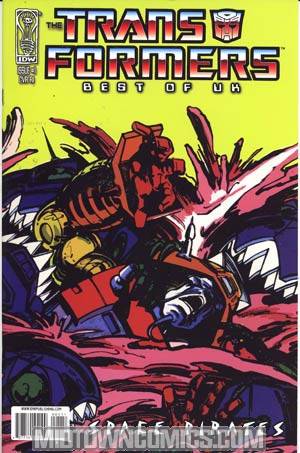 Transformers Best Of UK Space Pirates #1 Incentive Retro Art Variant Cover