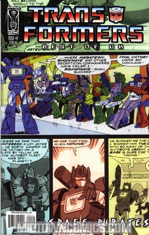 Transformers Best Of UK Space Pirates #2 Incentive Retro Art Variant Cover