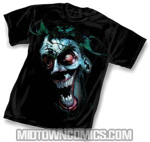 Joker Crazy By Sam Keith T-Shirt Large
