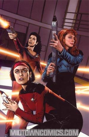 Star Trek The Next Generation Intelligence Gathering #4 Incentive Joe Corroney Virgin Cover