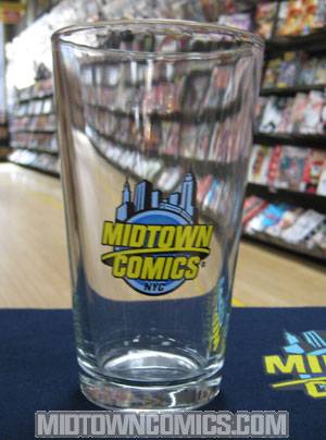 Midtown Comics 2.5-inch Logo 16-Ounce Pint Glass