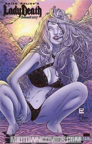 Brian Pulidos Lady Death 2007 Swimsuit Special Ruby Red Foil Ed