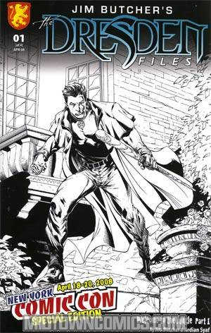 Jim Butchers Dresden Files Welcome To The Jungle #1 NYCC Exclusive Ardian Syaif Sketch Cover
