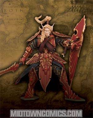 World Of Warcraft Series 3 Blood Elf Paladin QuinThalan Sunfire Action Figure