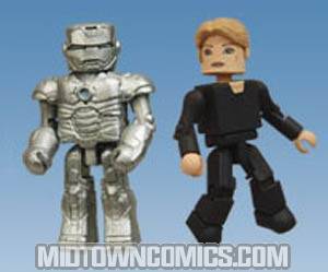 Marvel Minimates Series 21 Iron Man Movie Mark I Iron Man & Mark II Variant 
