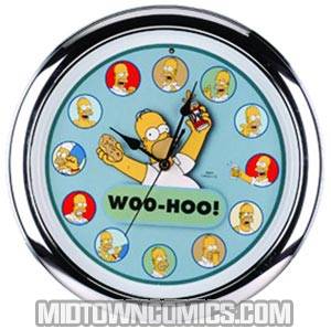 Simpsons Homer Talking Wall Clock