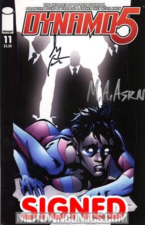 Dynamo 5 #11 Cover B Signed By Jay Faerber & Mahmud Asrar