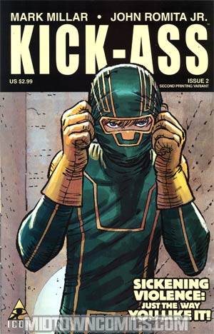 Kick-Ass #2 Cover B 2nd Ptg John Romita Jr Variant Cover