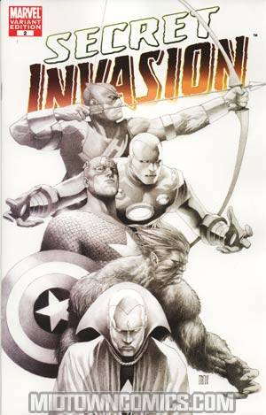 Secret Invasion #2 Cover D Incentive Steve McNiven Sketch Variant Cover