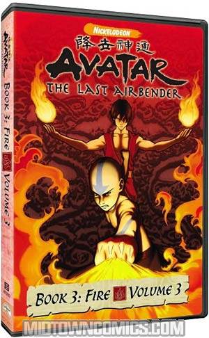 Avatar The Last Airbender Book 3 Fire Vol 3 DVD