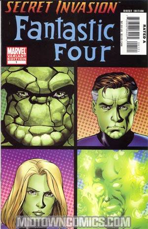 Secret Invasion Fantastic Four #1 Cover B Incentive Mike Mckone Variant Cover