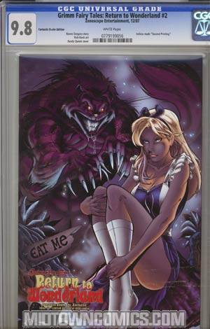 Grimm Fairy Tales Return To Wonderland #2 Cover D Limited Edition Fantastic Realm Randy Queen Variant Cover CGC 9.8
