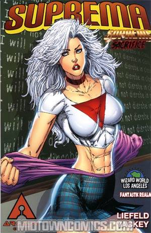 Suprema Supreme Sacrifice Flipbook #1 Cover B Wizard World LA Suprema Exclusive Variant Cover