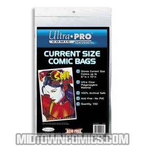 Ultra Pro Current Size Comic Bags 100-Pack