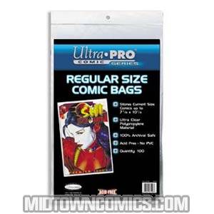 Ultra Pro Regular Size Comic Bags 100-Pack