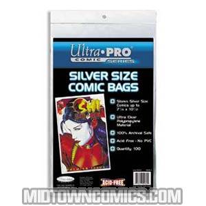 Ultra Pro Silver Age Size Comic Bags 100-Pack