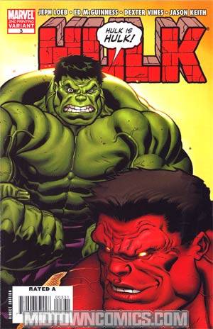 Hulk Vol 2 #3 2nd Ptg Ed McGuinness Variant Cover