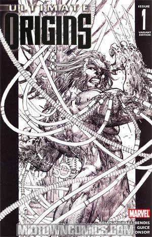 Ultimate Origins #1 Cover D Incentive Michael Turner Sketch Variant Cover