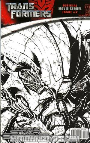 Transformers Movie Sequel Reign Of Starscream #2 Cover C Incentive James Raiz Sketch Variant Cover