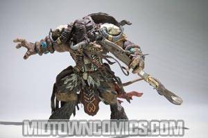 World Of Warcraft Tauren Hunter Brave Highmountain Deluxe Collector Figure