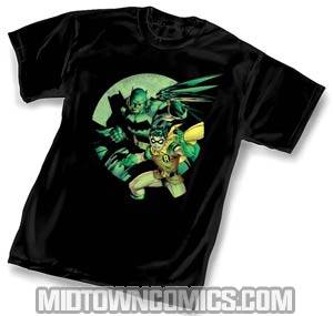 Batman & Robin By Jim Lee Black T-Shirt Large