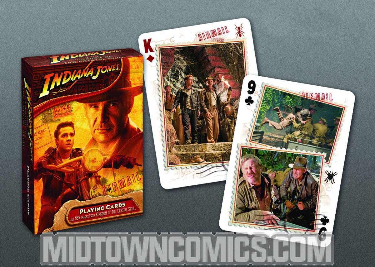 Indiana Jones And The Kingdom Of The Crystal Skull Playing Cards