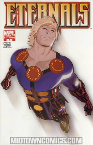Eternals Vol 4 #1 Cover C Incentive Daniel Acuna White Variant Cover