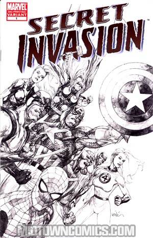 Secret Invasion #1 Cover K 3rd Ptg Leinil Francis Yu Variant Cover