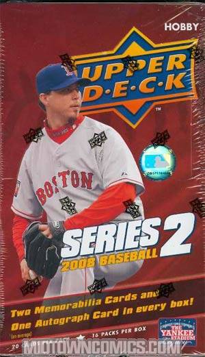 Upper Deck 2008 Series 2 MLB Hobby Edition Trading Cards Pack